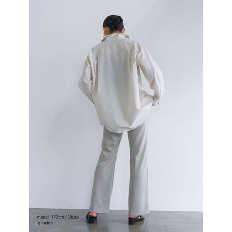 【 YENN 】　W JERSEY FLARE PT