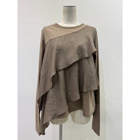 【 CYAN TOKYO 】　アシメフリルコンビTOPS