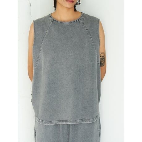【 YENN 】 ACID DYE SWEAT PO