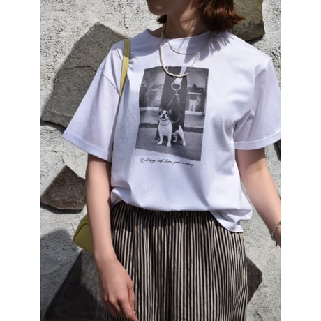 【 ROSIEE 】　フレンチブルドッグフォトTシャツ