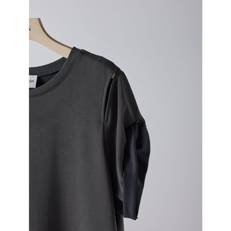 【 YENN 】 EYELETS TEE DRESS