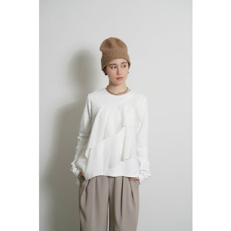 【 CYAN TOKYO 】　アシメフリルコンビTOPS