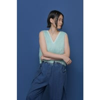 【 CYAN TOKYO 】 サイドリブシャギーベスト