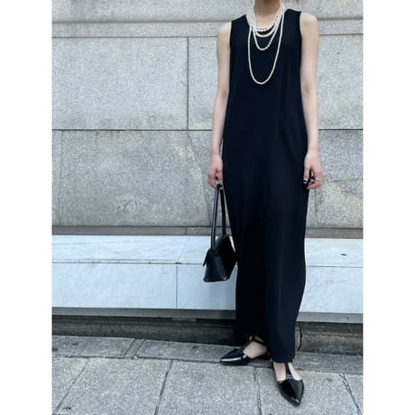 【 cafune 】rib camisole onepiece