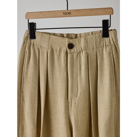 【 YENN 】 VOLUME CURVE PANTS