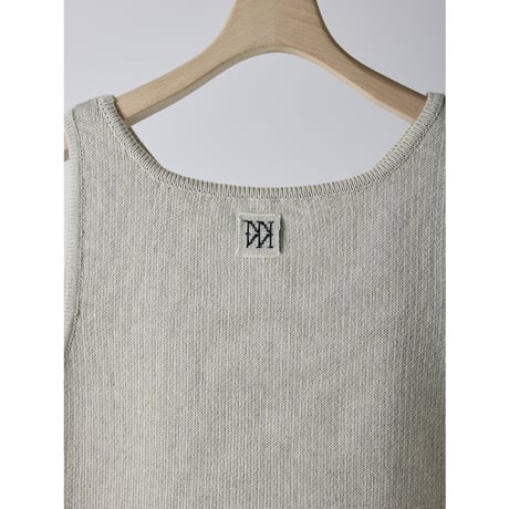 【 YENN 】 BOAT NECK KNIT VEST
