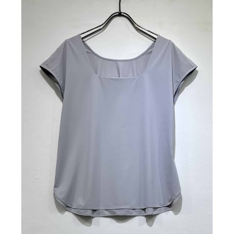 【 comme une femme 】　接触冷感 前後2WAYフレンチスリーブインナー