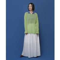 【 CYAN TOKYO 】 ネップメッシュニットTOPS