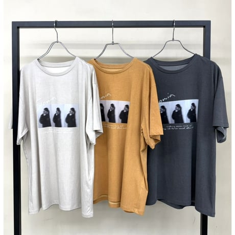 【 cafune 】　vintage like photo tee