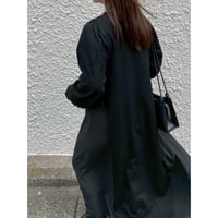 【 ROSIEE 】 後レースライン布帛ニットワンピース