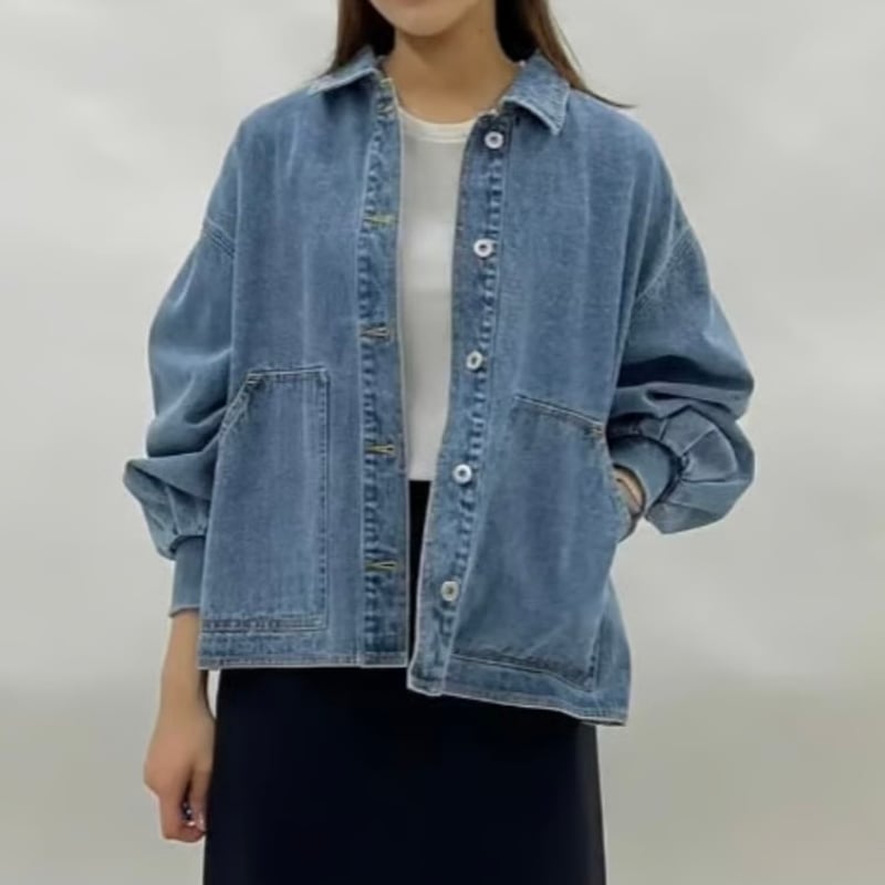 【新品タグ付き】パシオーネ PASSIONE デニム ジャケット⭐️フォロー割♪ 新品タグ付き】パシオーネ PASSIONE デニム ジャケット