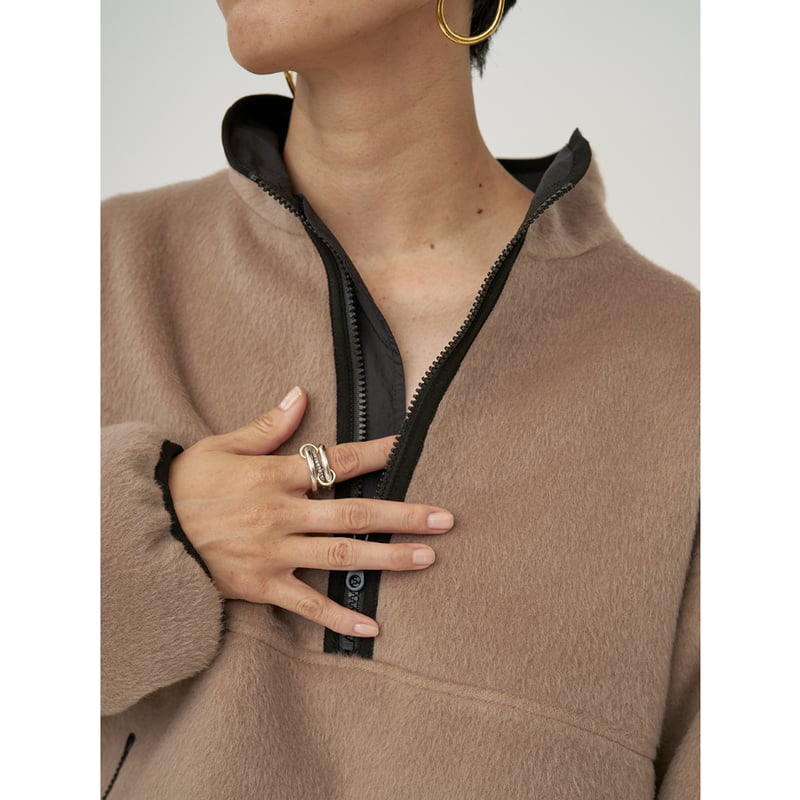 ✨限定再入荷✨【 YENN 】SHAGGY HALF ZIP JK | selectshop RJ