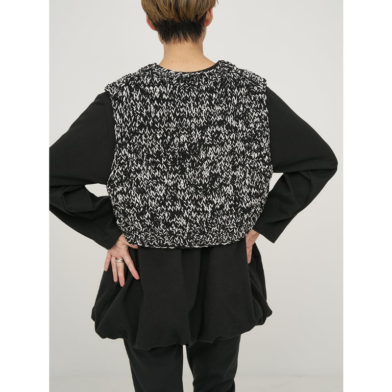 YENN 】MIX HAND KNIT VEST | selectshop RJ
