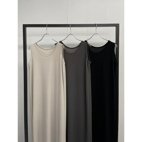 【 cafune 】rib camisole onepiece