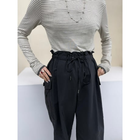 【 cafune 】　cotton cupra cargo easy pants