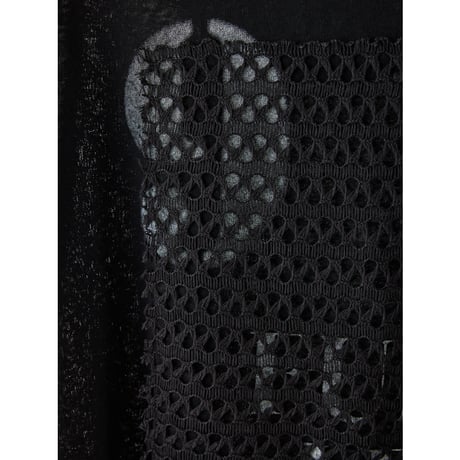【 YENN 】 LACE FRAME LOGO TEE