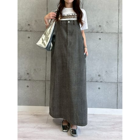 【 ROSIEE 】　レオパードチュール重ねTシャツ