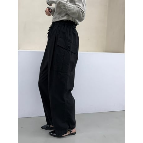 【 cafune 】　cotton cupra cargo easy pants