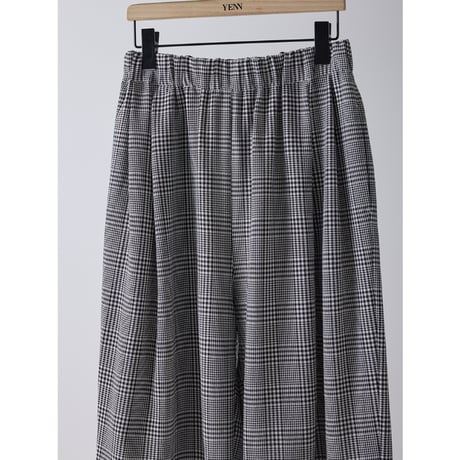 【 YENN 】PLAID TUCK EASY PT
