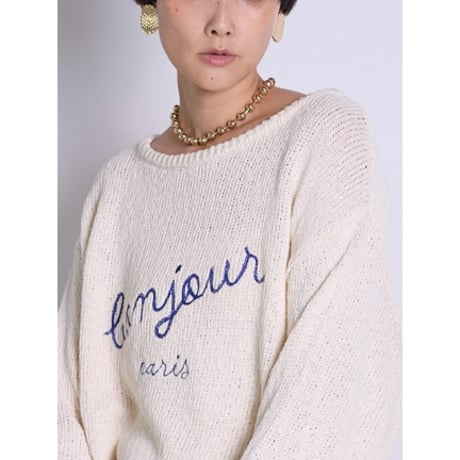 【 CHIGNON 】 ウェイビープレートピアス