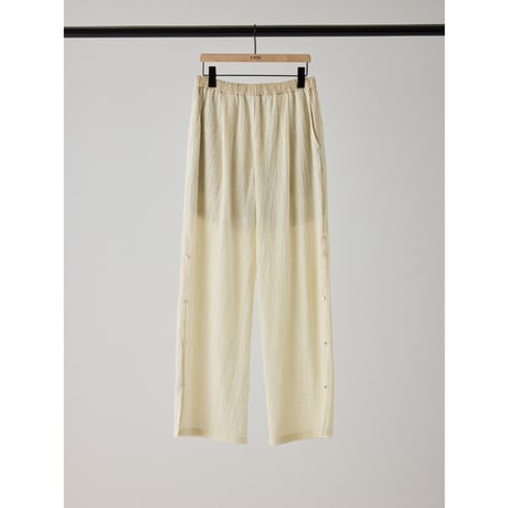 【 YENN 】 SIDE EYELET PANTS