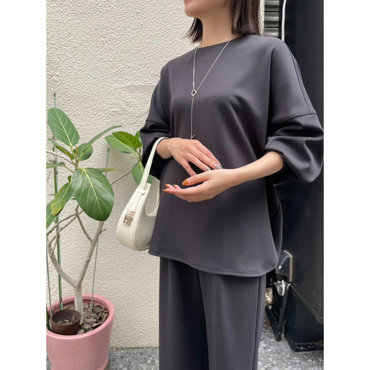 cafuneカフネトップス2点double knit pullover - トップス