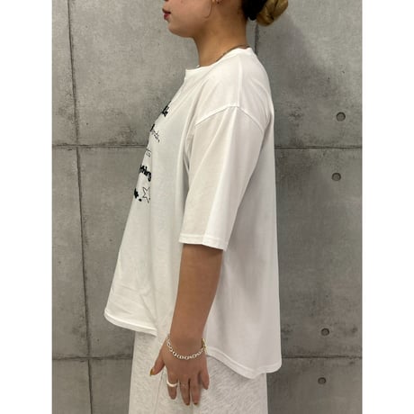 【 ROSIEE 】手書きロゴ刺繍Tシャツ