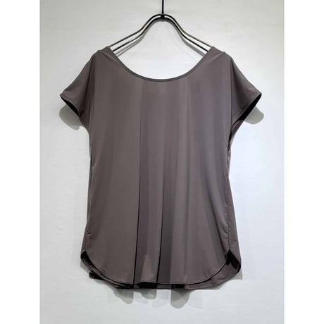 【 comme une femme 】　接触冷感 前後2WAYフレンチスリーブインナー