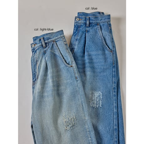 【 YENN 】HIGHRISE TUCKWIDE PT