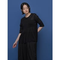 【 CYAN TOKYO 】 アシメギャザーチュールTOPS