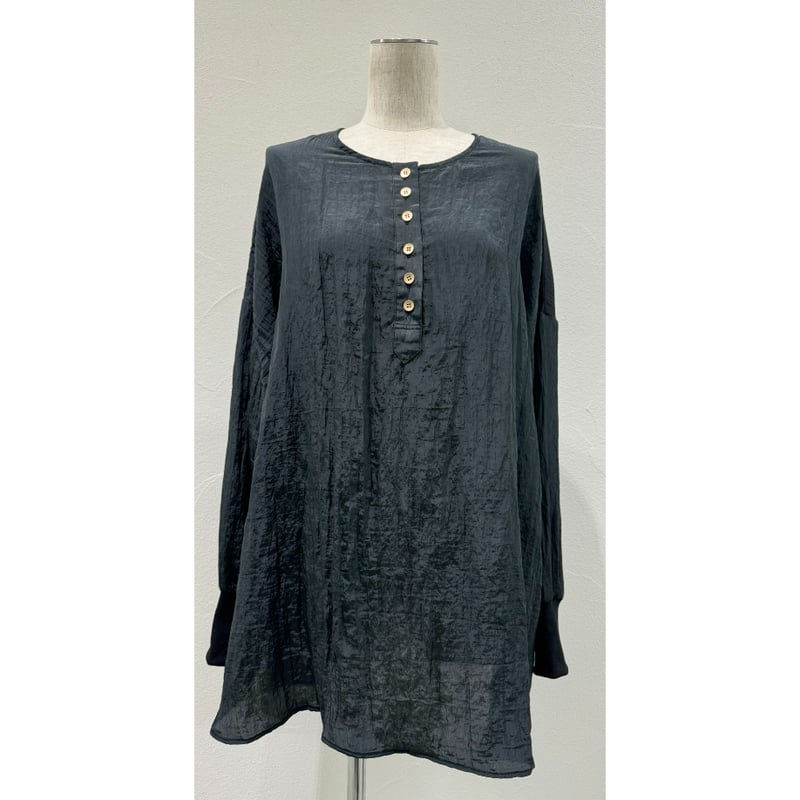 CYAN TOKYO 】グロッシーワッシャーブラウス | selectshop RJ CYAN TOKYO 】グロッシーワッシャーブラウス | selectshop RJ
