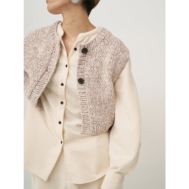 トップス YENN MIX HAND KNIT VEST YENN 】MIX HAND KNIT VEST | selectshop RJ