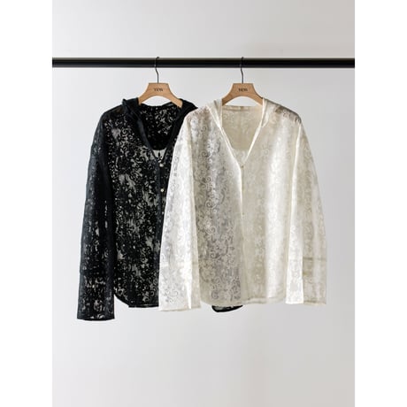 【 YENN 】 PORTABLE LACE HOODIE
