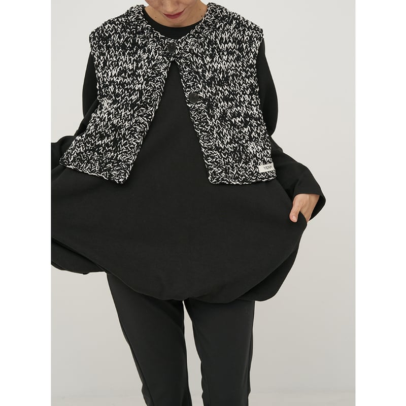 YENN 】MIX HAND KNIT VEST | selectshop RJ