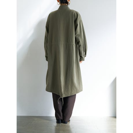 【 YENN 】　WASHED LONG COAT (納期9月上旬～中旬)