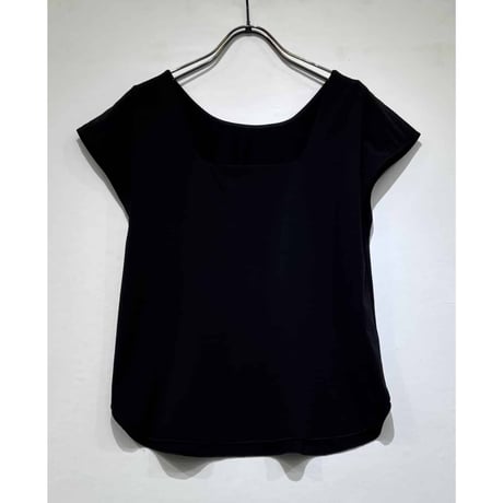 【 comme une femme 】　接触冷感 前後2WAYフレンチスリーブインナー
