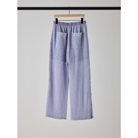 【 YENN 】 SIDE EYELET PANTS