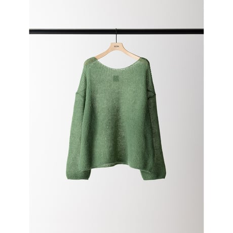 【 YENN 】　SHEER MOHAIR KNIT PO(納期：9月上旬～中旬)
