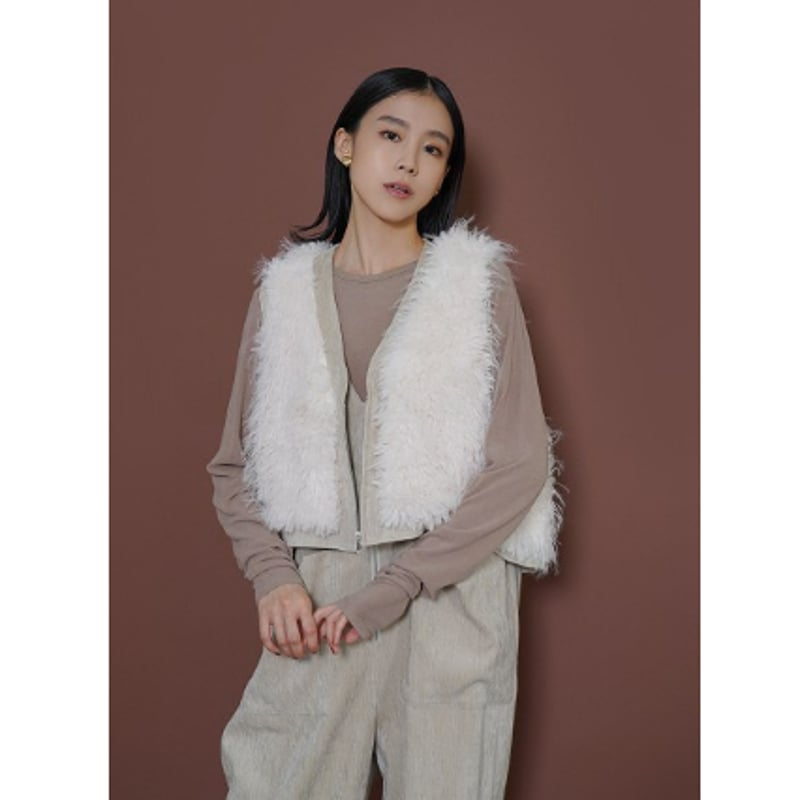 CYAN TOKYO】MIXファーZIPベスト | selectshop RJ