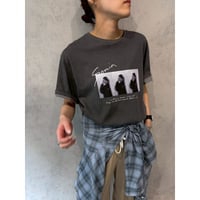 【 cafune 】　vintage like photo tee