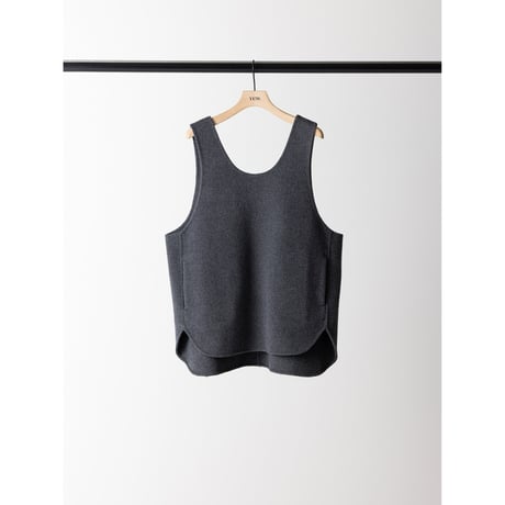【 YENN 】　W FACE OVER VEST(納期：9月上旬～中旬)