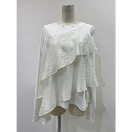 【 CYAN TOKYO 】　アシメフリルコンビTOPS