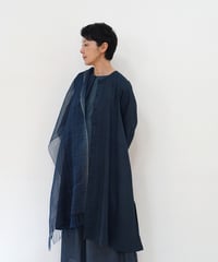 チュニック gundy タッサーナーシ 藍鼠 6961tnIG
