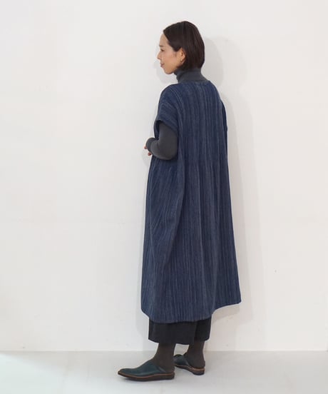 kotiワンピース ウール ブルー 6974wBl