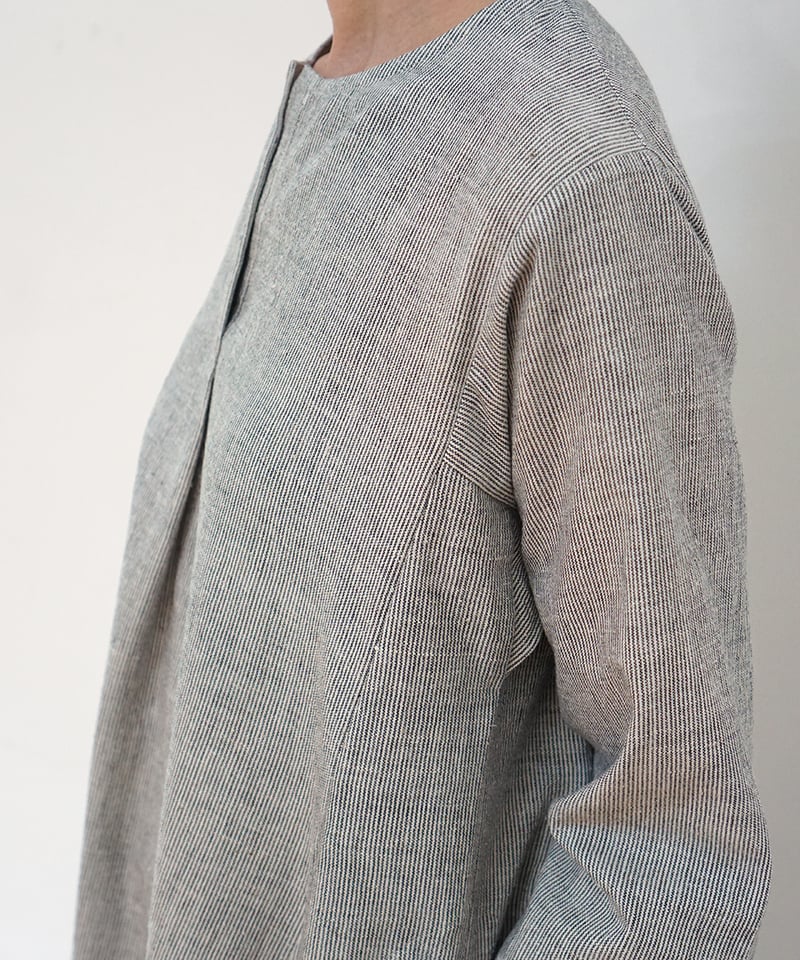 美品✴︎45R カットワークチュニック　ジンバブエコットン aa003fbc770dd1e9d430394c86eafa