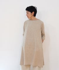 クルタ ボートネック コットンナーシ ナチュラル 6981cn