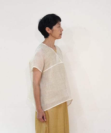 真南風 ジュバンS 麻シルクタビー 白 MA100TlW