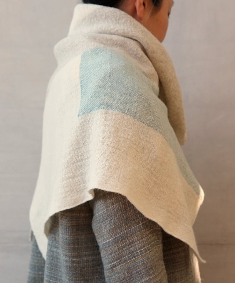 かけ布 綴れ織り color ブルー 5000Wcol | MAKI TEXTILE STU