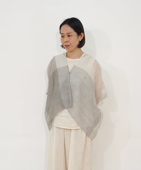 真木テキスタイル Maki Textile シルクトップス MAKI TEXTILE STUDIO | 竹林夏市