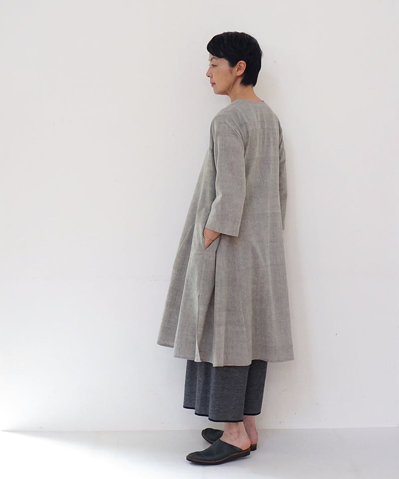 カディ チュニック マチ グレー K6977G | MAKI TEXTILE STUDIO